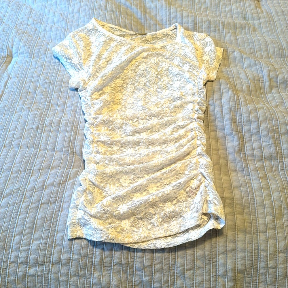 Women’s Off White Lace Top